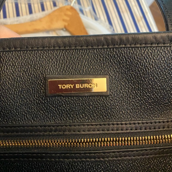 Tory Burch Black Leather Tote - Picture 7 of 16